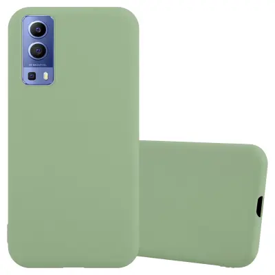Cadorabo Case, združljiv z vivo v Candy Pastel Green - Zaščitni pokrov iz fleksibilnega silikona TPU