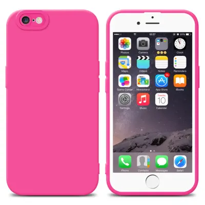 CADORABO Ohišje, združljiv z Apple v Fluid Hotpink - zaščitni pokrov iz fleksibilnega silikona TPU