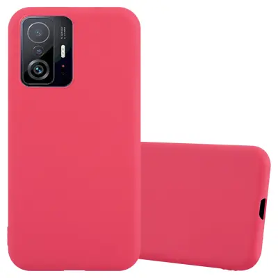 Cadorabo Case, združljiv z Xiaomi v Candy Red - zaščitni pokrov iz fleksibilnega silikona TPU