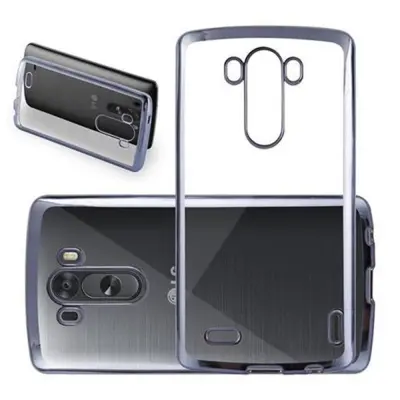 Cadorabo Case, združljiv z LG v Chrome Black - Zaščitni pokrov, narejen iz fleksibilnega silikona TPU