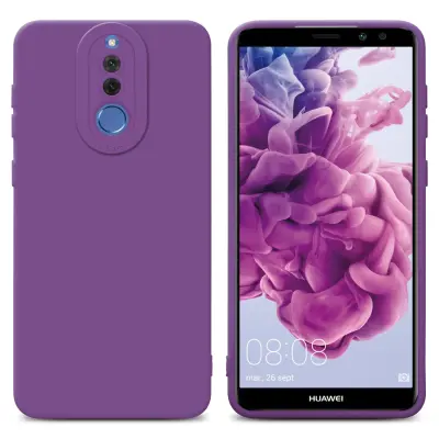 Cadorabo Case, združljiv s Huawei v tekočini mat vijolično - zaščitno prevleko iz fleksibilnega silikona TPU