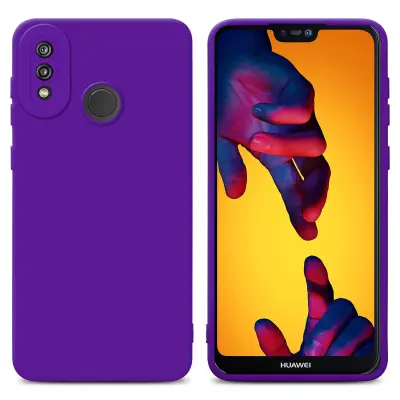 Cadorabo Case, združljiv s Huawei v tekoči temno vijolični barvi - zaščitni pokrov iz fleksibilnega silikona TPU