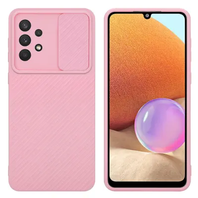 CADORABO Ohišje, združljiv s Samsungom v Bonbon Pink - Zaščitni pokrov, narejen iz fleksibilnega silikona TPU in z zaščito pred kamero