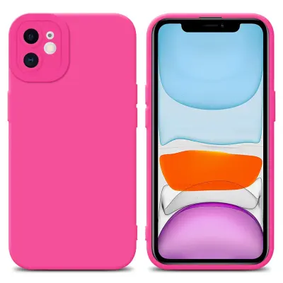 CADORABO Ohišje, združljiv z Apple v Fluid Hotpink - zaščitni pokrov iz fleksibilnega silikona TPU