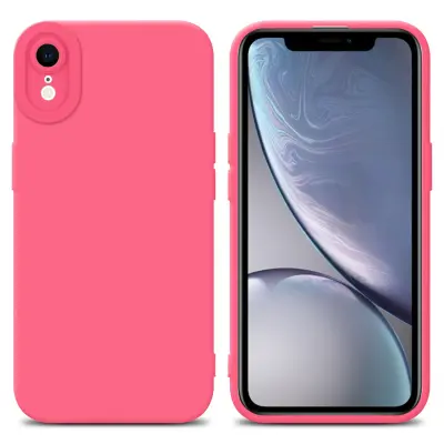 CADORABO Ohišje, združljiv z Apple v tekoči rdeči barvi - zaščitni pokrov iz fleksibilnega silikona TPU
