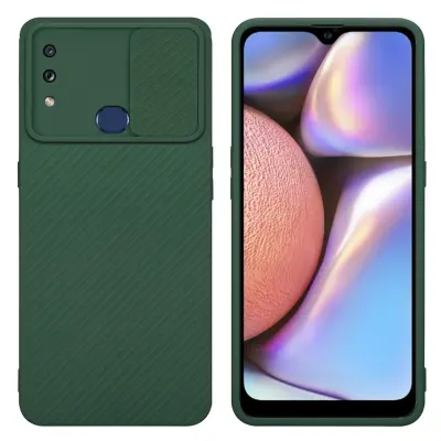 CADORABO Ohišje, združljiv s Samsungom v Bonbon Green - Zaščitni pokrov, narejen iz fleksibilnega silikona TPU in z zaščito pred kamero
