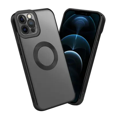Cadorabo Case, združljiv z Apple v prozorni - črni - zaščitni pokrov, narejen iz fleksibilnega silikona TPU s kromiranjem