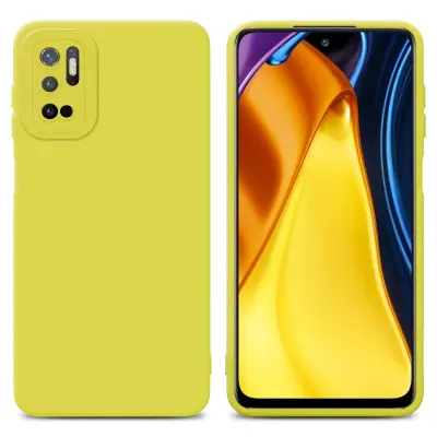 CADORABO Ohišje, združljiv s Xiaomi v tekočini rumeni - zaščitni pokrov, narejen iz fleksibilnega silikona TPU