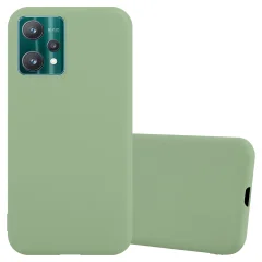 Cadorabo Case, združljiv z Realme v Candy Pastel Green - Zaščitni pokrov iz fleksibilnega silikona TPU
