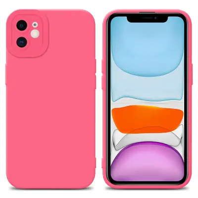 CADORABO Ohišje, združljiv z Apple v tekoči rdeči barvi - zaščitni pokrov iz fleksibilnega silikona TPU