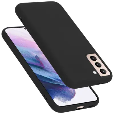 Cadorabo Case, združljiv s Samsungom v tekoči črni barvi - zaščitni pokrov iz fleksibilnega silikona TPU