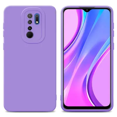 CADORABO Ohišje, združljiv s Xiaomi v tekočini svetlobe vijolične - zaščitni pokrov iz fleksibilnega silikona TPU