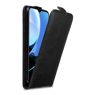 Cadorabo Case, združljiv z Xiaomi v nočni črni barvi - zaščitni pokrov v zasnovi z magnetnim zapiranjem