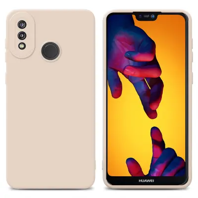 Cadorabo Case, združljiv s Huawei v Fluid Cream - Zaščitni pokrov iz fleksibilnega silikona TPU