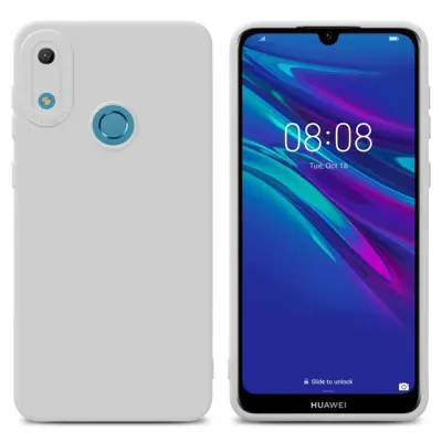 Cadorabo Case, združljiv s Huawei v tekoči beli barvi - zaščitni pokrov iz fleksibilnega silikona TPU