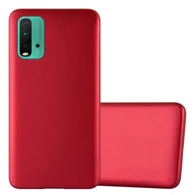 Cadorabo Case, združljiv s Xiaomi v kovinsko rdeči - zaščitni pokrov, narejen iz fleksibilnega silikona TPU