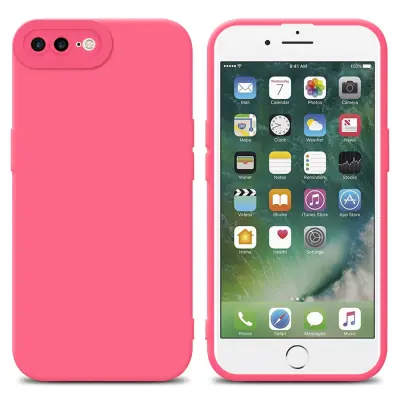 CADORABO Ohišje, združljiv z Apple v tekoči rdeči barvi - zaščitni pokrov iz fleksibilnega silikona TPU