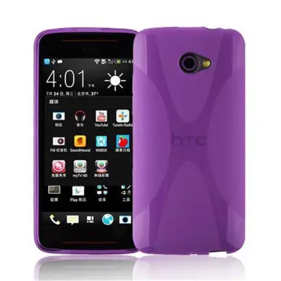 Cadorabo Case, združljiv s HTC v pastelni vijolični barvi - zaščitni pokrov iz fleksibilnega silikona TPU