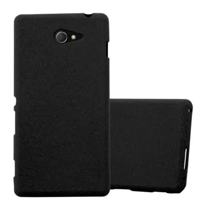 Cadorabo Case, združljiv s Sonyjem v Frost Black - Zaščitni pokrov iz fleksibilnega silikona TPU