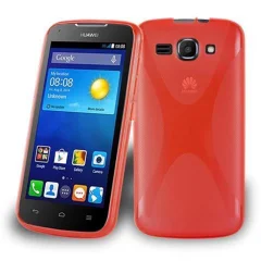 Cadorabo Case, združljiv s Huawei v Candy Apple Red - Zaščitni pokrov iz fleksibilnega silikona TPU