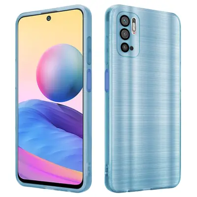 CADORABO Ohišje, združljiv z Xiaomi v brušeni turkiznici - zaščitni pokrov iz fleksibilnega silikona TPU v brušenem dizajnu