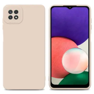 Cadorabo Case, združljiv s Samsungom v Fluid Cream - zaščitni pokrov iz fleksibilnega silikona TPU