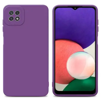 Cadorabo Case, združljiv s Samsungom v tekočini Matte Purple - zaščitni pokrov iz fleksibilnega silikona TPU