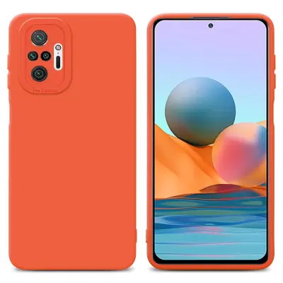 Cadorabo Case, združljiv s Xiaomi v tekočini oranžni pokrov - zaščitni pokrov iz fleksibilnega silikona TPU