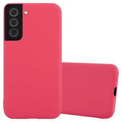 Cadorabo Case, združljiv s Samsungom v Candy Red - Zaščitni pokrov iz fleksibilnega silikona TPU