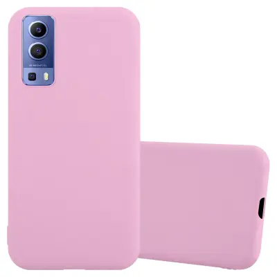 Cadorabo Case, združljiv z vivo v Candy Pink - Zaščitni pokrov iz fleksibilnega silikona TPU