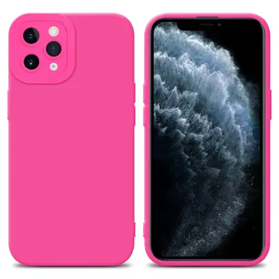 CADORABO Ohišje, združljiv z Apple v Fluid Hotpink - zaščitni pokrov iz fleksibilnega silikona TPU