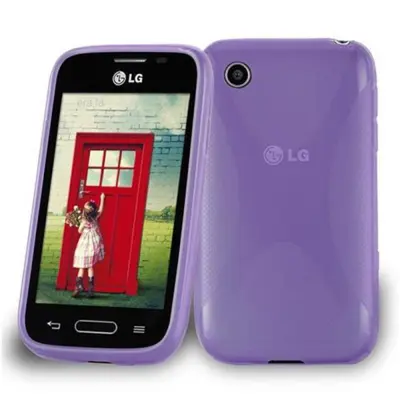Cadorabo Case, združljiv z LG v pastelni vijolični barvi - zaščitni pokrov iz fleksibilnega silikona TPU
