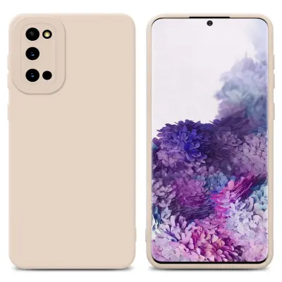 Cadorabo Case, združljiv s Samsungom v Fluid Cream - zaščitni pokrov iz fleksibilnega silikona TPU
