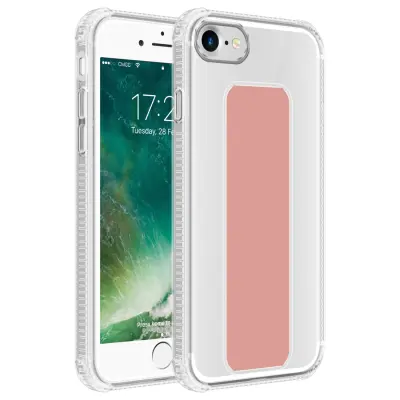CADORABO Ohišje, združljiv z Apple v Pink - zaščitni pokrov, narejen iz fleksibilnega silikona TPU z držanjem in stojalo