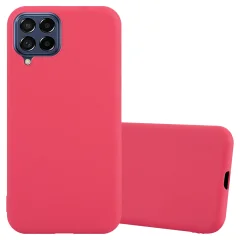 Cadorabo Case, združljiv s Samsungom v Candy Red - Zaščitni pokrov iz fleksibilnega silikona TPU