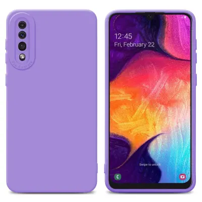 CADORABO Ohišje, združljiv s Samsungom v tekoči svetlobi vijolični - zaščitni pokrov iz fleksibilnega silikona TPU