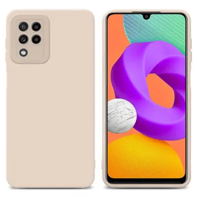 Cadorabo Case, združljiv s Samsungom v Fluid Cream - zaščitni pokrov iz fleksibilnega silikona TPU