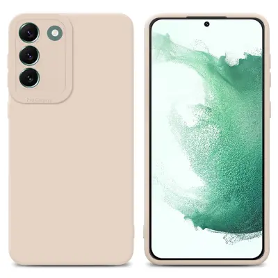 Cadorabo Case, združljiv s Samsungom v Fluid Cream - zaščitni pokrov iz fleksibilnega silikona TPU