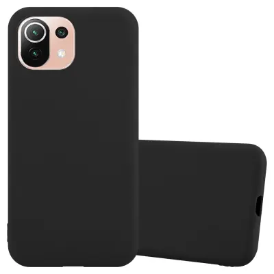 Cadorabo Case, združljiv s Xiaomi v Candy Black - zaščitni pokrov iz fleksibilnega silikona TPU