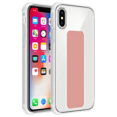 CADORABO Ohišje, združljiv z Apple v Pink - zaščitni pokrov, narejen iz fleksibilnega silikona TPU z držanjem in stojalo