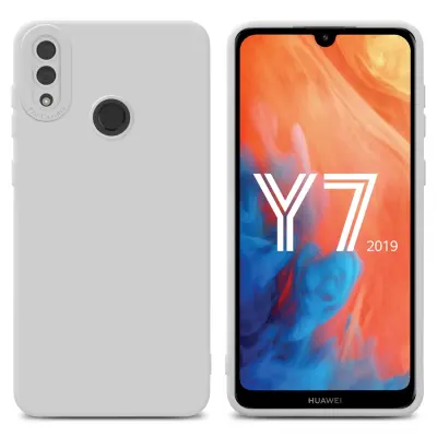 Cadorabo Case, združljiv s Huawei v tekoči beli barvi - zaščitni pokrov iz fleksibilnega silikona TPU