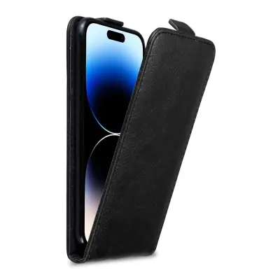CADORABO Ohišje, združljiv z Apple in Night Black - Zaščitni pokrov v zasnovi Flip z magnetnim zapiranjem