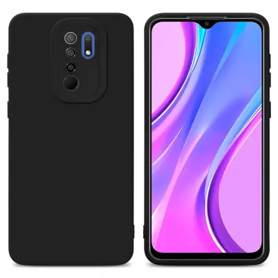 Cadorabo Case, združljiv z Xiaomi v tekoči črni barvi - zaščitni pokrov iz fleksibilnega silikona TPU