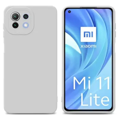 Cadorabo Case, združljiv s Xiaomi v tekoči beli barvi - zaščitni pokrov iz fleksibilnega silikona TPU