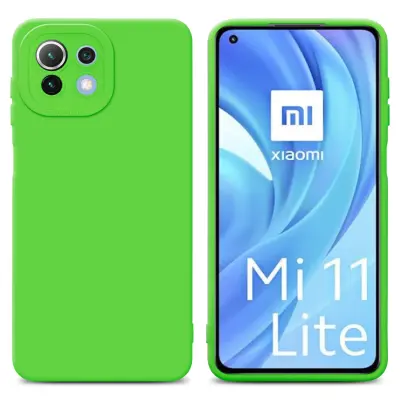 Cadorabo Case, združljiv s Xiaomi v tekočini zeleni barvi - zaščitni pokrov iz fleksibilnega silikona TPU