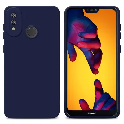 Cadorabo Case, združljiv s Huawei v tekoči temno modri barvi - zaščitni pokrov iz fleksibilnega silikona TPU