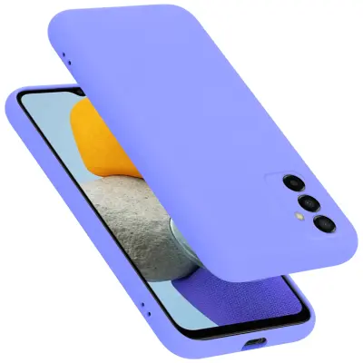 CADORABO Ohišje, združljiv s Samsungom v tekoči lahki vijolični barvi - zaščitni pokrov iz fleksibilnega silikona TPU