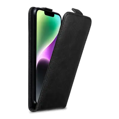 CADORABO Ohišje, združljiv z Apple in Night Black - Zaščitni pokrov v zasnovi Flip z magnetnim zapiranjem