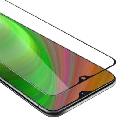 CADORABO Oppo R17 - Zaščitna folija za transparentna s črno barvo - Zaščitno steklo s kaljenim zaslonom s trdoto 9H in 3D dotikom