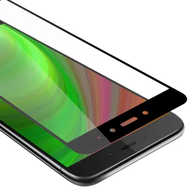 Oklepni film Cadorabo Full Screar, združljiv z Xiaomi - zaščitnim filmom v prozornem s črno -kaljenim zaščitnim steklom v 9H trdoti s 3D dotikom
